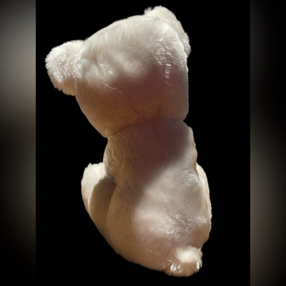 Vintage 1977 Dakin Nature Babies White Bear & Cub Plush Set 9” Hugging Toy - Picture 4 of 7